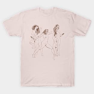 Trio Women sketches #2 T-Shirt